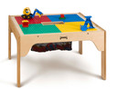 Wood DUPLO® Compatible Square Storage Table (Thumbnail)