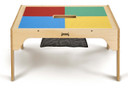 Kids LEGO® Compatible Wood Storage Table (Thumbnail)