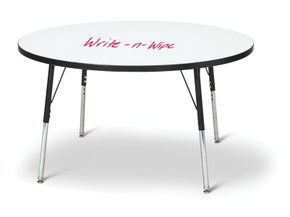 Round Dry Erase Table - 48" Diameter