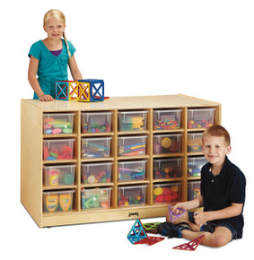 Double-Sided Island - 40 Cubbie-Tray Double-Sided Island - 40 Cubbie-Tray