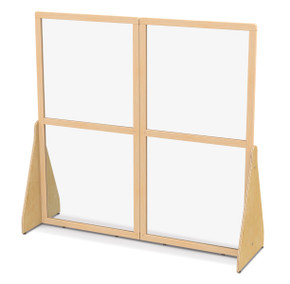 See-Thru Large Crib and Space Divider