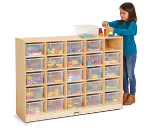 25 Cubbie-Tray Mobile Storage