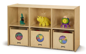 See-n-Wheel Shelf with Bins
