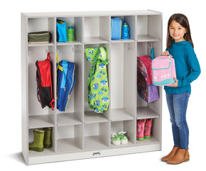Rainbow Accents 5 Section Coat Locker