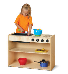 Kids Wooden Play Kitchenette Set