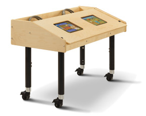 Dual Tablet Table - Mobile