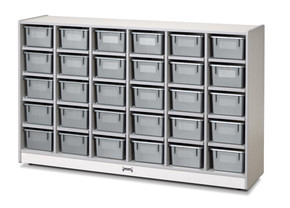 30 Cubbie-Tray Mobile Storage - with Trays