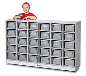 Rainbow Accents 30 Cubbie - Tray Mobile Storage