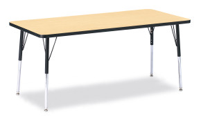 Rectangle Activity Table - 30" X 72" - Maple