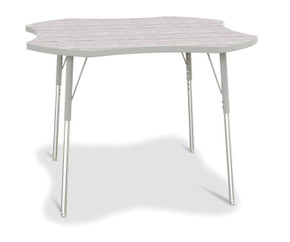 Four Leaf Activity Table - Driftwood Gray