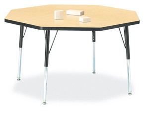 Octagon Activity Table - 48" X 48" - Maple