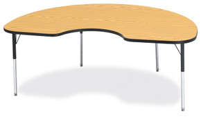 Kidney Activity Table - 48" X 72" - Oak