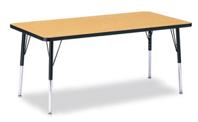 Rectangle Activity Table - 30" X 60" - Oak
