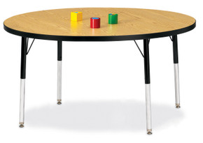 Round Activity Table - 48" Diameter - Oak