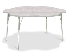 Six Leaf Activity Table - 60" - Driftwood Gray