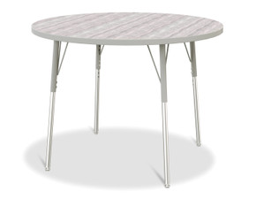 Round Activity Table - 42" Diameter - Driftwood Gray