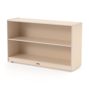 Wooden White Adjustable 2 Shelf Toy Storage Bookshelf