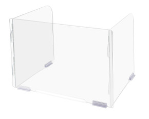 See-Thru Student Desktop Shield -16.5" High See-Thru Student Desktop Shield -16.5" High