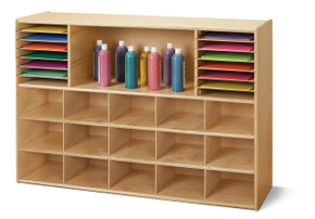 Young Time Sectional Cubbie-Tray Storage