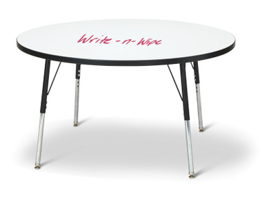 Round Dry Erase Table - 48" Diameter