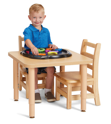 Purpose+ Kids Square Maple Classroom Table