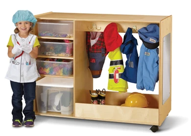 Dress-Up Center  with Bins