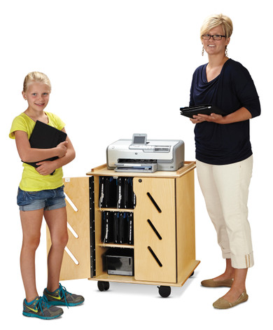 Laptop and Tablet Storage Cart