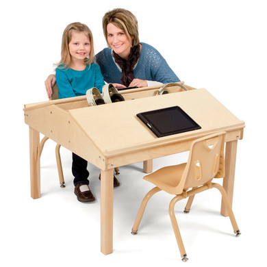 Quad Tablet And Reading Table - 20.5" High