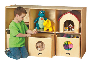See-n-Wheel Shelf with Bins