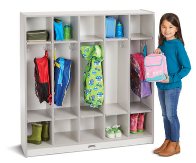 Rainbow Accents 5 Section Coat Locker