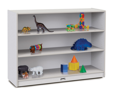 Rainbow Accents Super-Sized Adjustable Mobile Straight-Shelf