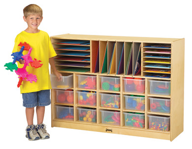 Sectional Cubbie-Tray Mobile Unit