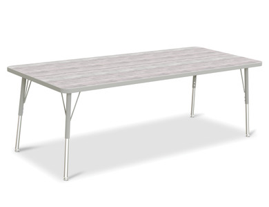 Rectangle Activity Table - 30" X 72" - Driftwood Gray
