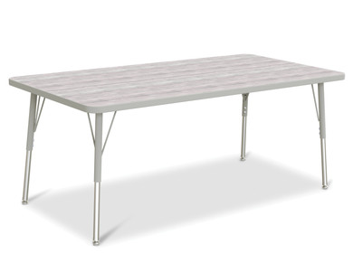 Rectangle Activity Table - 30" X 60" - Driftwood Gray