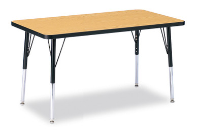 Rectangle Activity Table - 24" X 36" - Oak