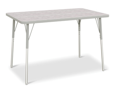 Rectangle Activity Table - 30" X 48" - Driftwood Gray