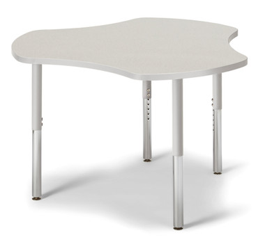 Collaborative Hub Table - 44" X 47" - Gray/Gray