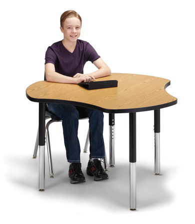 Collaborative Hub Table - 44" X 47" - Oak