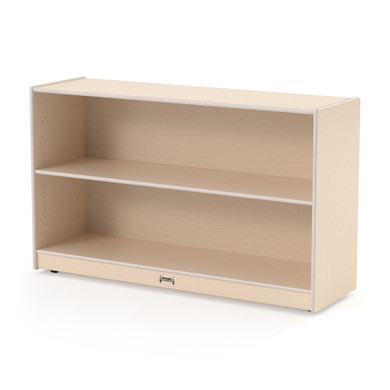 Wooden White Adjustable 2 Shelf Toy Storage Bookshelf