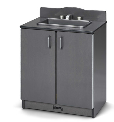Kids Culinary Gray Play Kitchen Sink