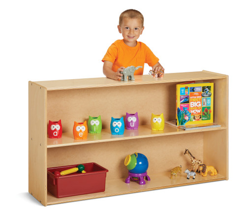Wooden Classroom Toy Storage Bookshelf