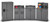 Kids Culinary Gray Play Kitchen 4 Piece Set