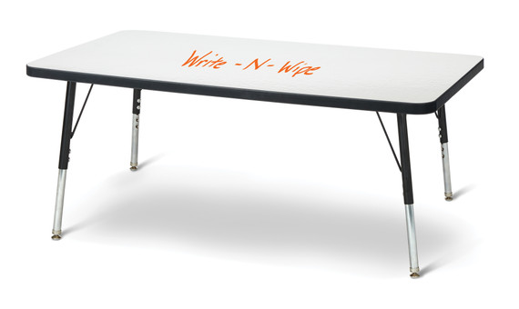 Rectangle Dry Erase Table - 24" x 48"
