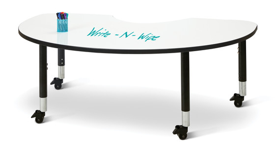 Kidney Dry Erase Table - 72" x 48"