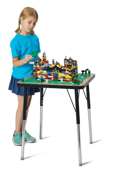 Adjustable Building Table - Traditional Brick Compatible
