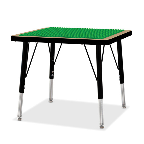 Adjustable Building Table – Preschool Brick Compatible – 15-24"H