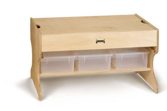 Jonti-Craft® Deluxe Building Table - Traditional Brick Compatible