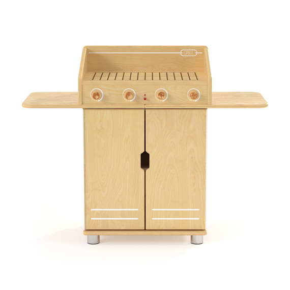 Kids Wooden Play Cooking BBQ/Barbecue Little Grill Toy