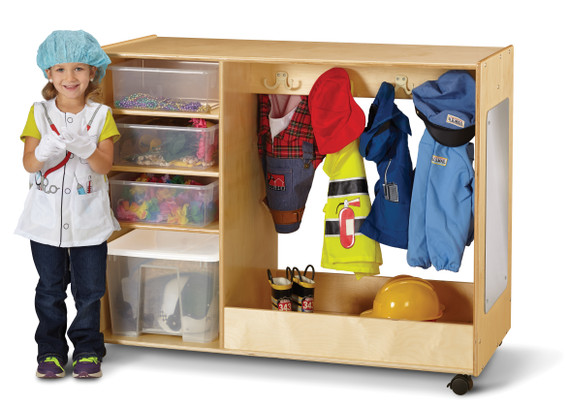 Dress-Up Center with Bins Dress-Up Center with Bins