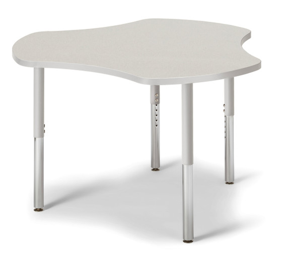 Collaborative Hub Table - 44" X 47" - Gray/Gray